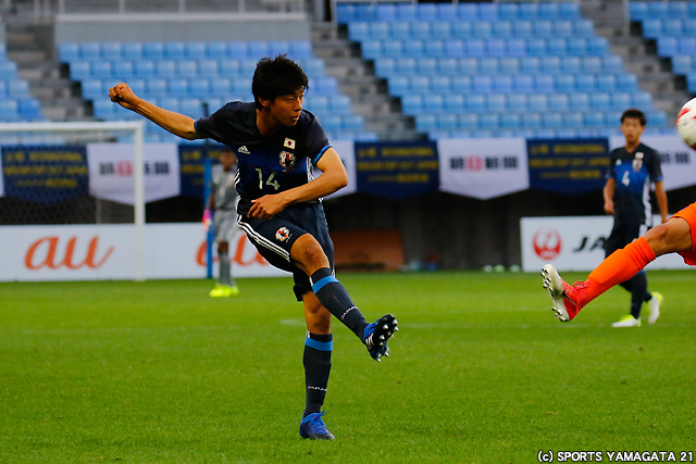 U 16日本代表報告 U 16 インターナショナルドリームカップ17 Japan 第1節 半田陸選手 試合後コメント 試合画像 モンテディオ山形アカデミー スポーツ山形21女子駅伝